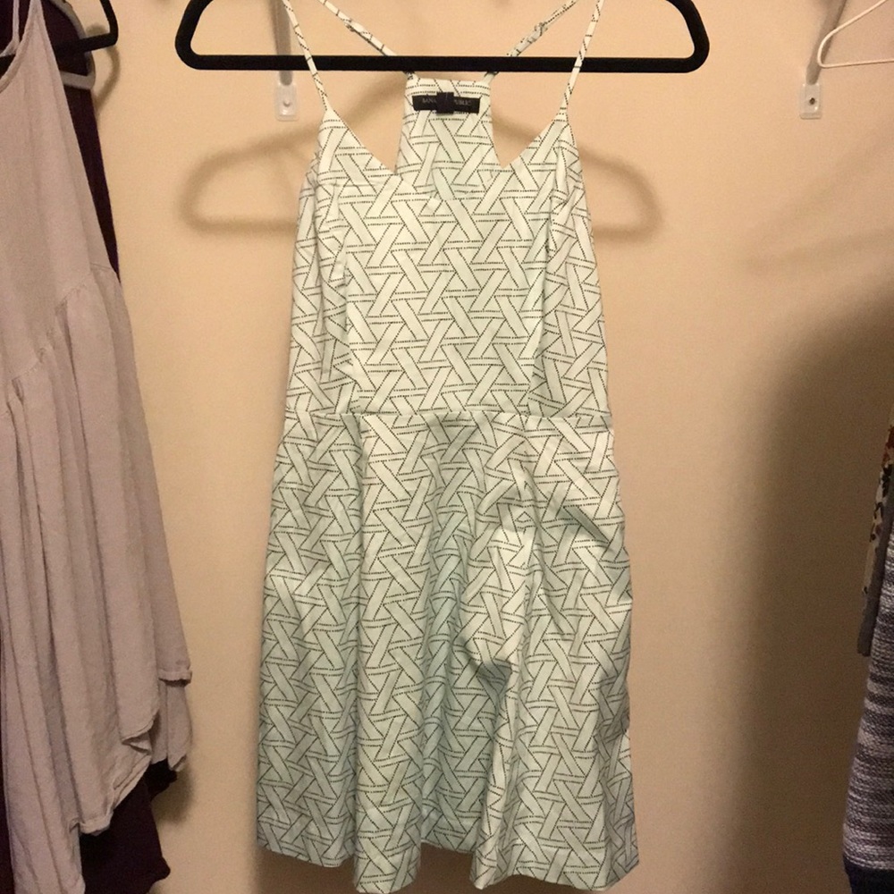Turquoise mini dress